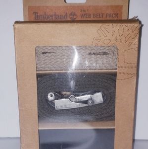 NEW Timberland Web Belt Pack of 3